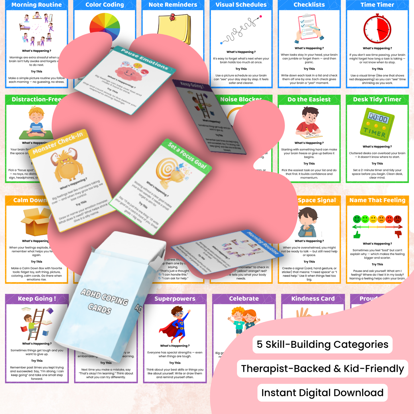 ADHD Coping Cards
