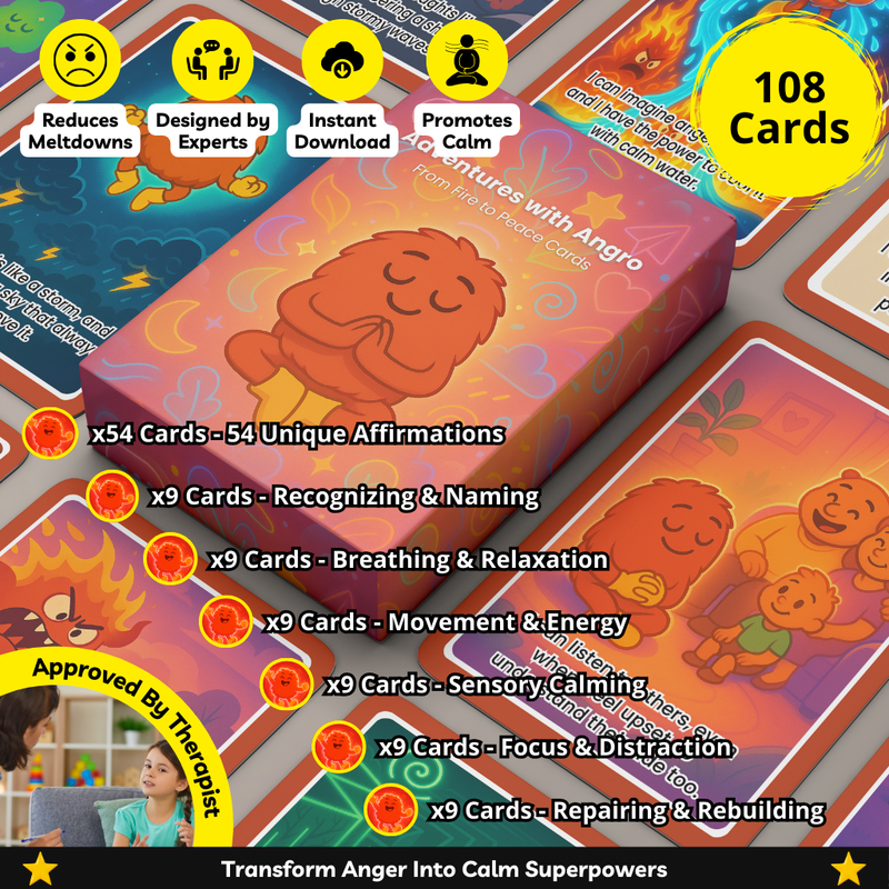 Angro™ Kids Anger Management Cards (Digital Version)