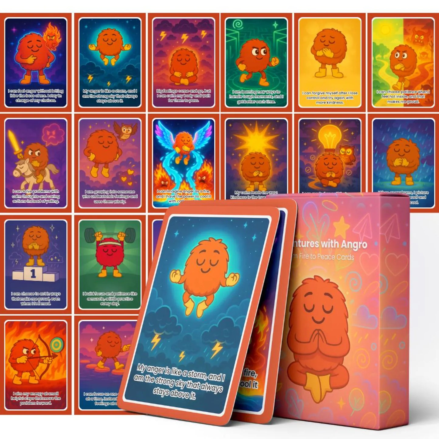 Angro™ Kids Anger Management Cards