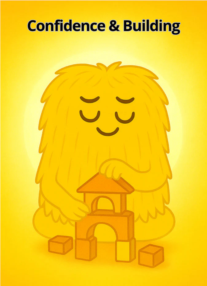 Parent and child using the deck