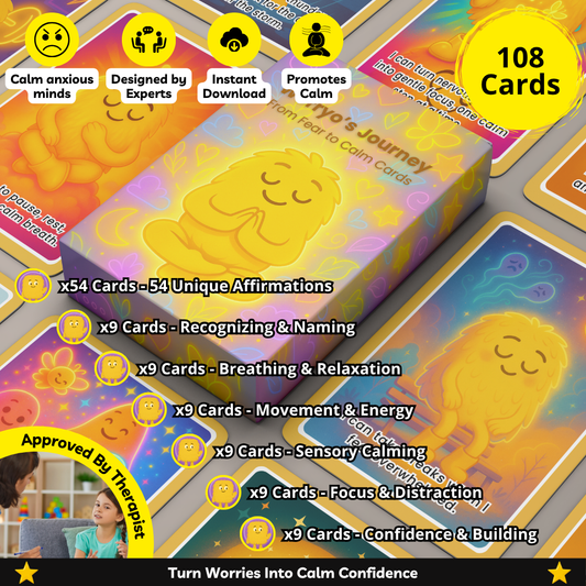 Worryo™ Kids Anxiety & Worry Relief Cards (Digital Version)